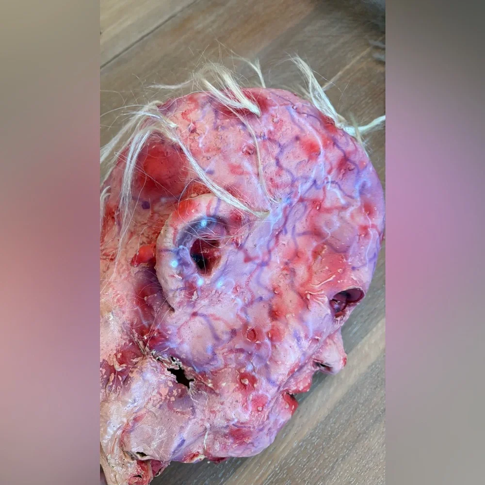 Halloween Mask - Adult os - Burned Man Face - unisex - Picture 9 of 9